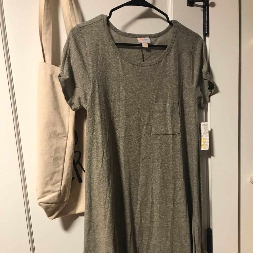 NWT Lularoe Carly XXS Olive gray